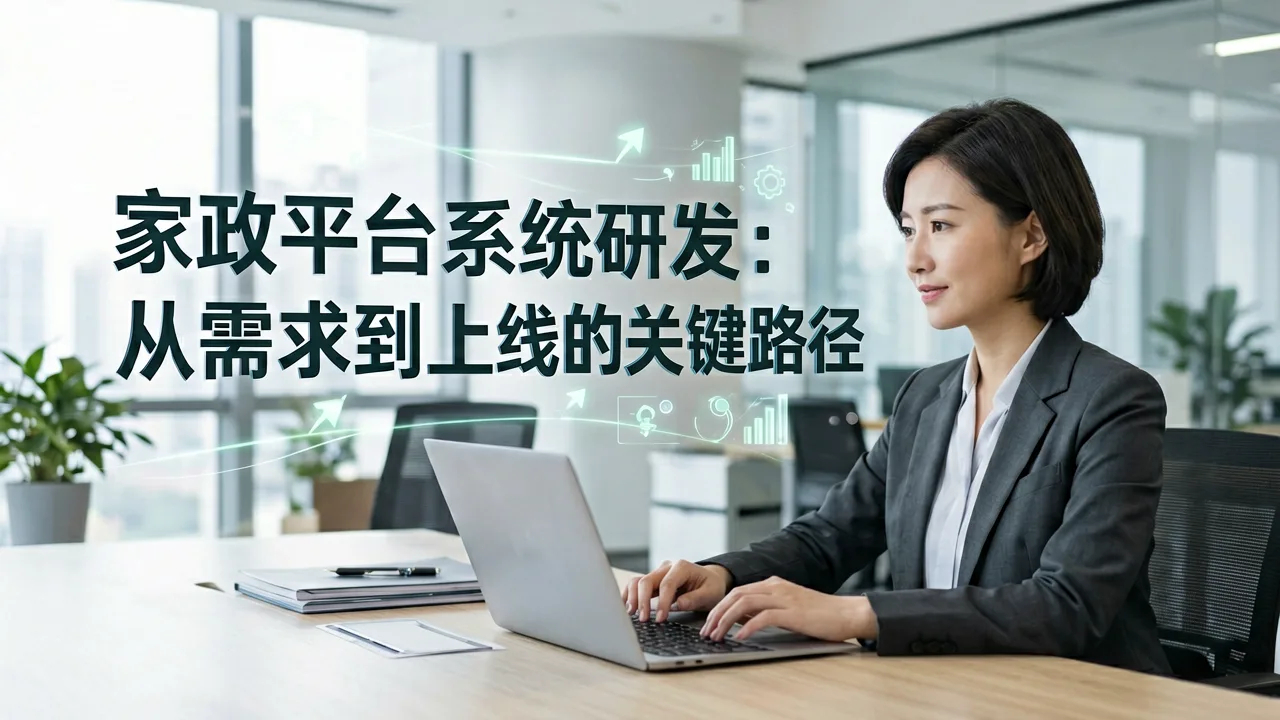 家政平台系统研发:从需求到上线的关键路径